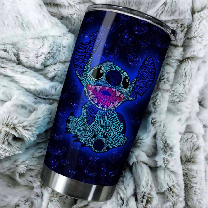 Stitch Themed Insulated Tumbler – 20Oz Stainless Steel Travel Mug With Lid – Cute & Durable Design - Image 3