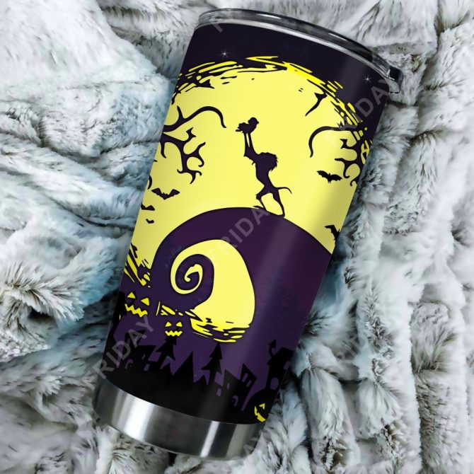 Spooky Night Stainless Steel Tumbler - Insulated Travel Mug For Hot & Cold Drinks - Image 4