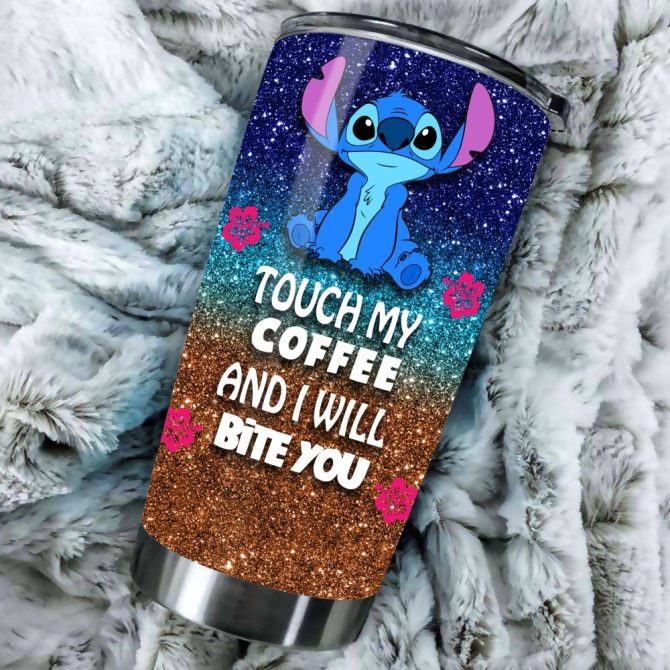 Fun Glitter Coffee Tumbler With Lid – Cute Design, Perfect Gift For Coffee Lovers - Image 2