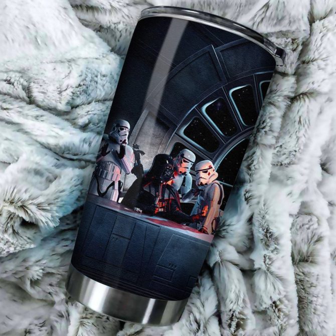 Galactic Empire Stainless Steel Tumbler - Insulated Travel Cup For Sci-Fi Fans - Image 4