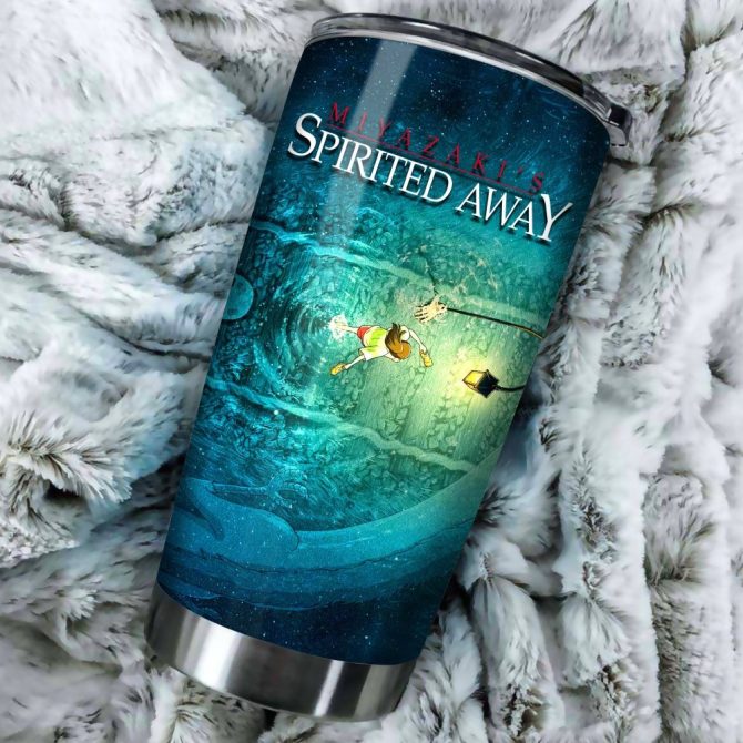 Spirited Away Insulated Travel Tumbler - 20Oz Stainless Steel, Leak-Proof Lid, Keeps Drinks Hot/Cold - Image 3