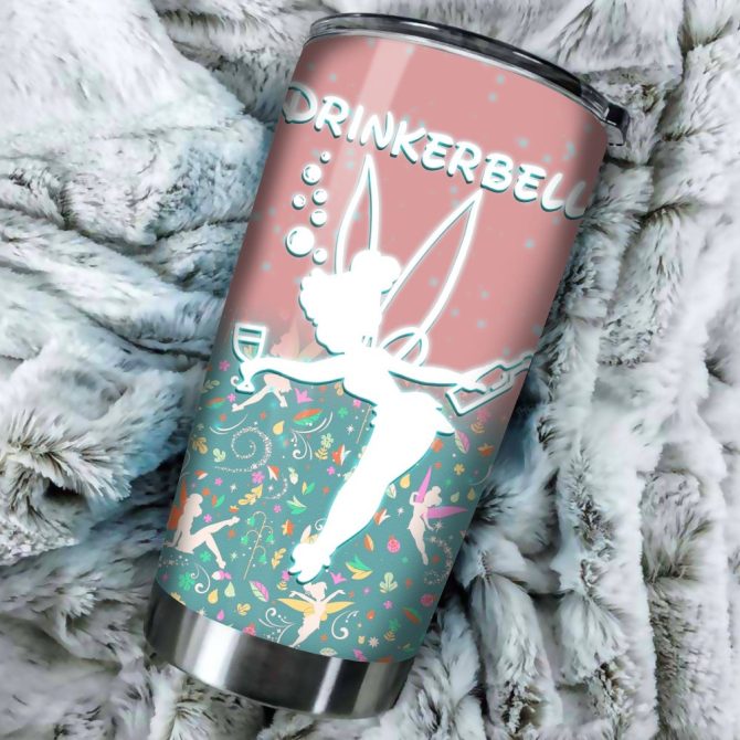 Whimsical Drinkerbell Tumbler - Fairy Tale Design, Stainless Steel, 20Oz, Insulated Travel Mug - Image 2