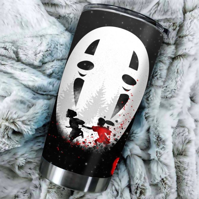 Spirited Away Inspired Tumbler Set - Double Wall Stainless Steel Travel Mugs , Unique Anime Gift - Image 3