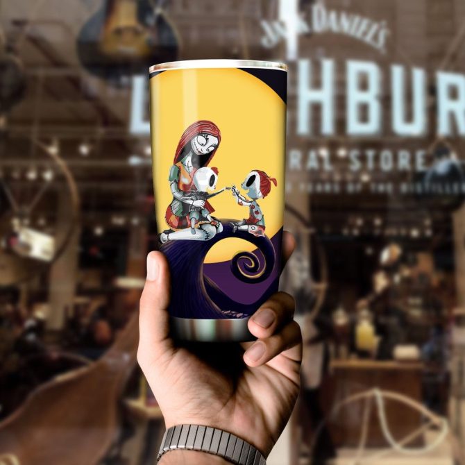Spooky Family Tumbler - Insulated Stainless Steel Cup With Lid - Perfect Halloween Gift! - Image 4