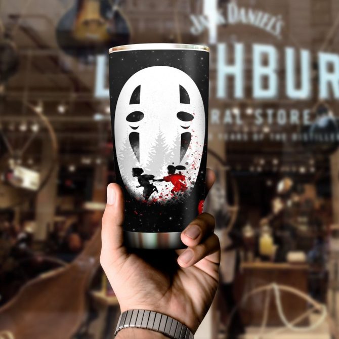 Spirited Away Inspired Tumbler Set - Double Wall Stainless Steel Travel Mugs , Unique Anime Gift - Image 4