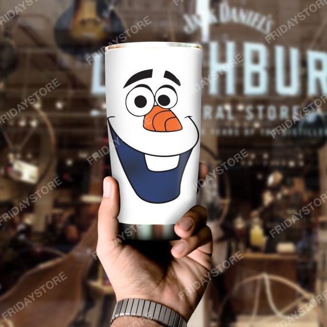 Olaf Tumbler Cup With Lid - 20Oz Insulated Stainless Steel Travel Mug For Kids & Adults - Image 4