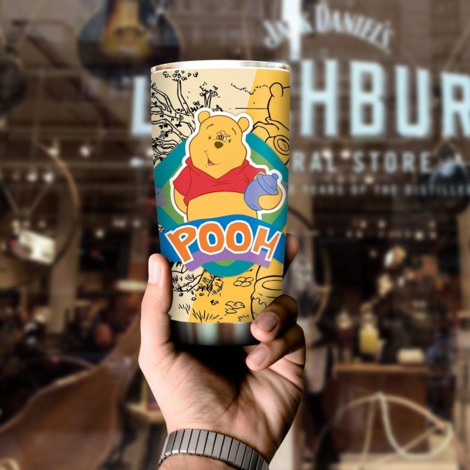 Charming Winnie The Pooh Travel Tumbler – Insulated, Bpa-Free, 20Oz Mug For Hot/Cold Drinks - Image 5