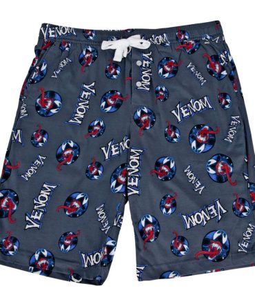 Men'S Marvel Venom Graphic Lounge Shorts - Cool, Comfy, & Stylish Sleepwear