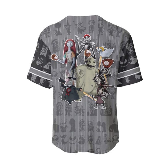 Nightmare Before Christmas Baseball Jersey – Unique Fan Apparel Gift - Image 3