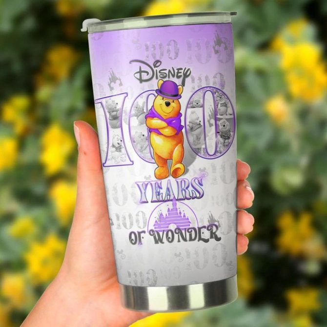 Disney 100 Years Of Wonder Tumbler - Winnie The Pooh Stainless Steel Travel Mug - Image 2