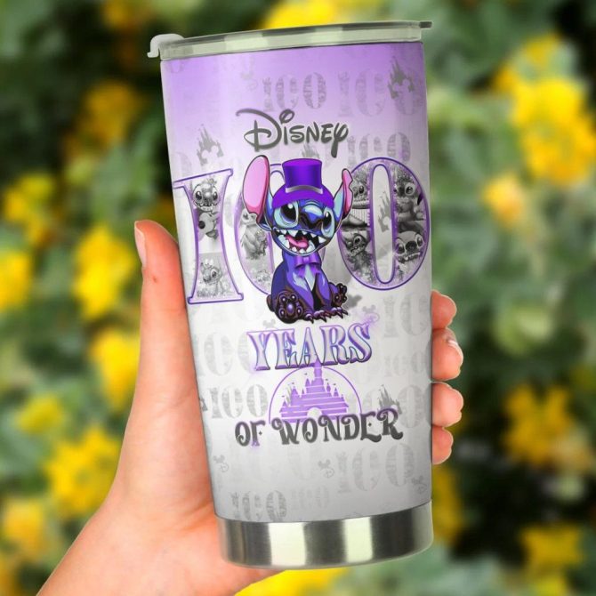 Disney 100 Years Of Wonder Tumbler - Stainless Steel, Insulated Travel Mug, Collectible Design - Image 2