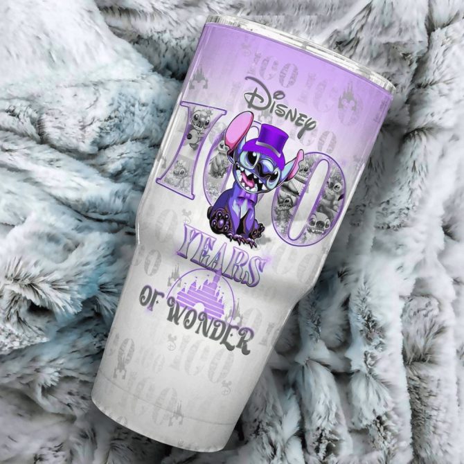 Disney 100 Years Of Wonder Tumbler - Stainless Steel, Insulated Travel Mug, Collectible Design - Image 3