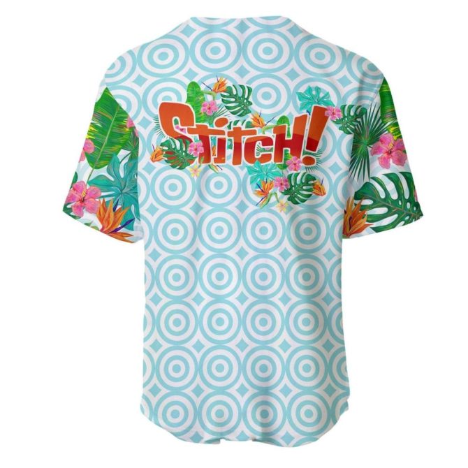 Vibrant Alien Character Baseball Jersey - Tropical Fun & Style For Fans! - Image 2
