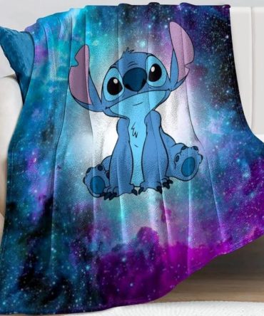 Cozy Galaxy Throw Blanket With Cute Alien Design – Perfect For Kids & Fans!
