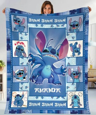 Cozy Stitch Blanket - Personalized Gift For Fans - Soft, Warm & Adorable Design
