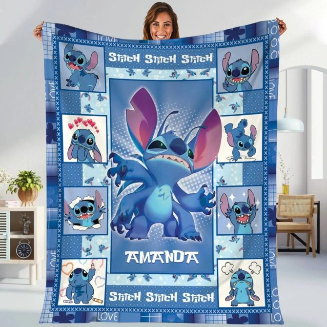 Cozy Stitch Blanket - Personalized Gift For Fans - Soft, Warm & Adorable Design