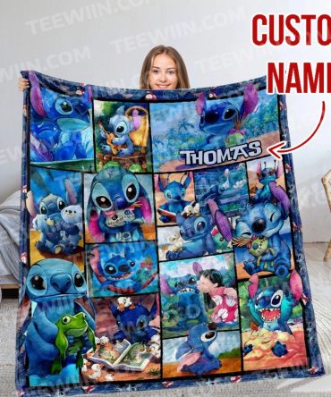 Personalized Cartoon Character Fleece Blanket - Cozy Custom Gift For Kids & Fans