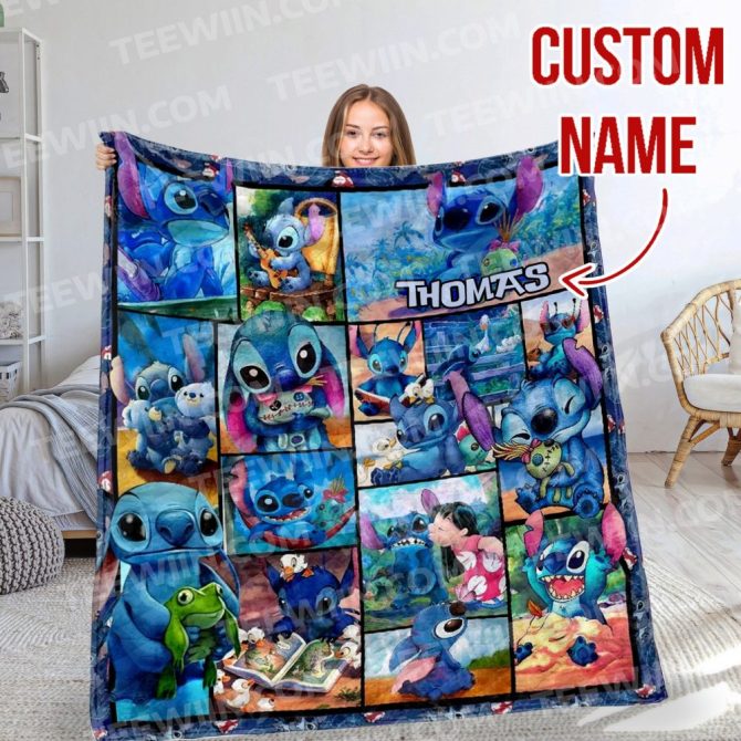 Personalized Cartoon Character Fleece Blanket - Cozy Custom Gift For Kids & Fans