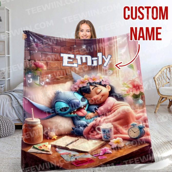 Custom Name Cozy Blanket – Personalized Gift For Kids, Soft & Adorable Design
