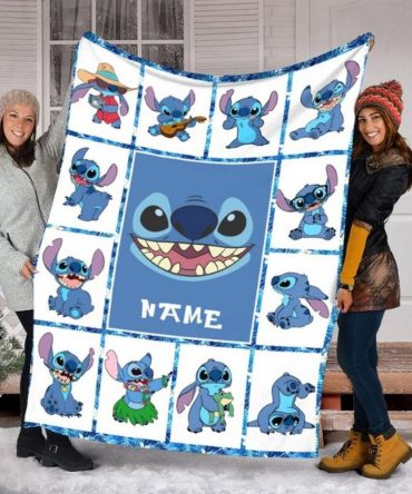Cozy Personalized Cartoon Character Fleece Blanket – Perfect Gift For Fans!