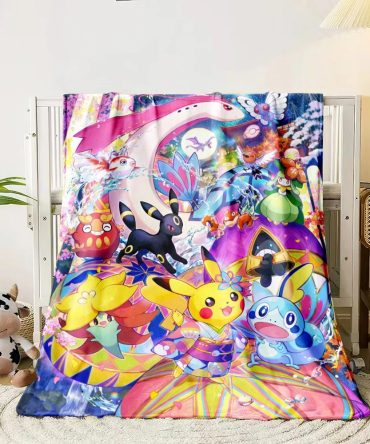 Vibrant Cartoon Character Blanket - Cozy, Colorful & Fun For Kids' Rooms