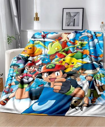 Cozy Anime Character Fleece Blanket - Vibrant, Soft & Perfect For Fans - 50X60 Inches