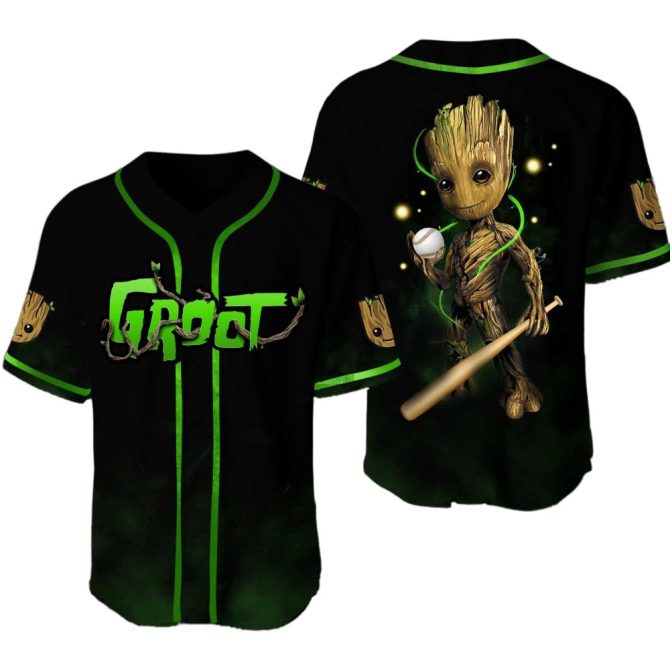 Guardians-Themed Groot Baseball Jersey - Unique Fan Apparel For Kids & Adults