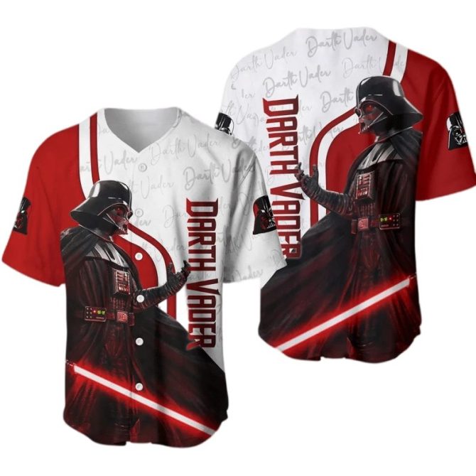 Star Wars Darth Vader Baseball Jersey – Unisex Fan Apparel, Perfect Gift For Movie Lovers
