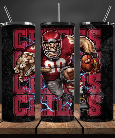 Chiefs Football Tumbler - Football Beast Tumbler – Insulated, Durable Sports Fan Drinkware