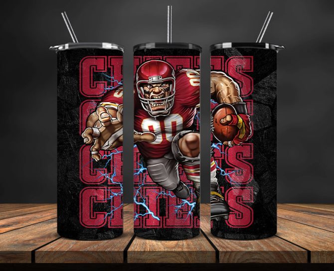 Chiefs Football Tumbler - Football Beast Tumbler – Insulated, Durable Sports Fan Drinkware