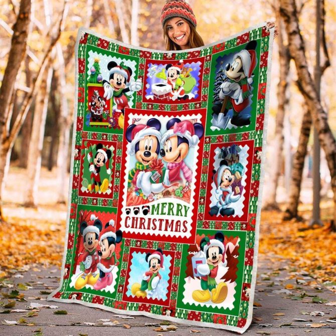 Cozy Christmas Blanket - Festive Cartoon Design For Holiday Warmth - Image 2