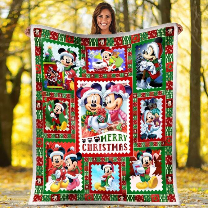 Cozy Christmas Blanket - Festive Cartoon Design For Holiday Warmth - Image 3