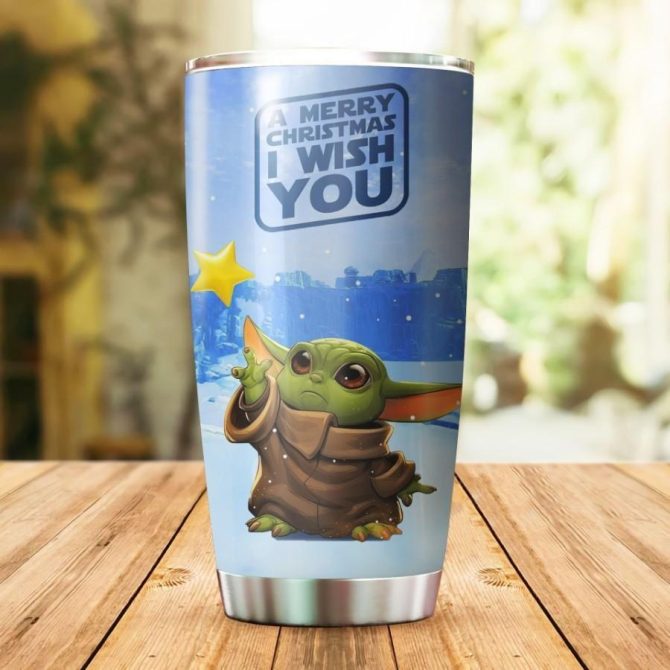 Holiday Magic Tumbler - Cute Alien Christmas Wish Cup - Perfect Gift Idea!