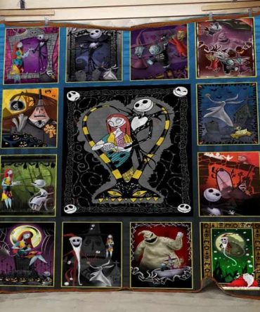 Cozy Gothic Patchwork Blanket – Perfect For Fans & Collectors , Unique Home Decor Gift