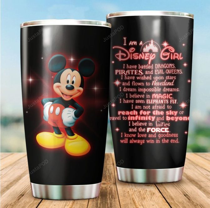 Disney Girl Tumbler - Mickey Mouse Magic Stainless Steel Travel Mug 20Oz