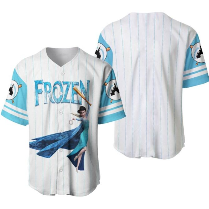 Frozen Baseball Jersey - Cool Elsa Design For Kids & Fans - Perfect Gift!