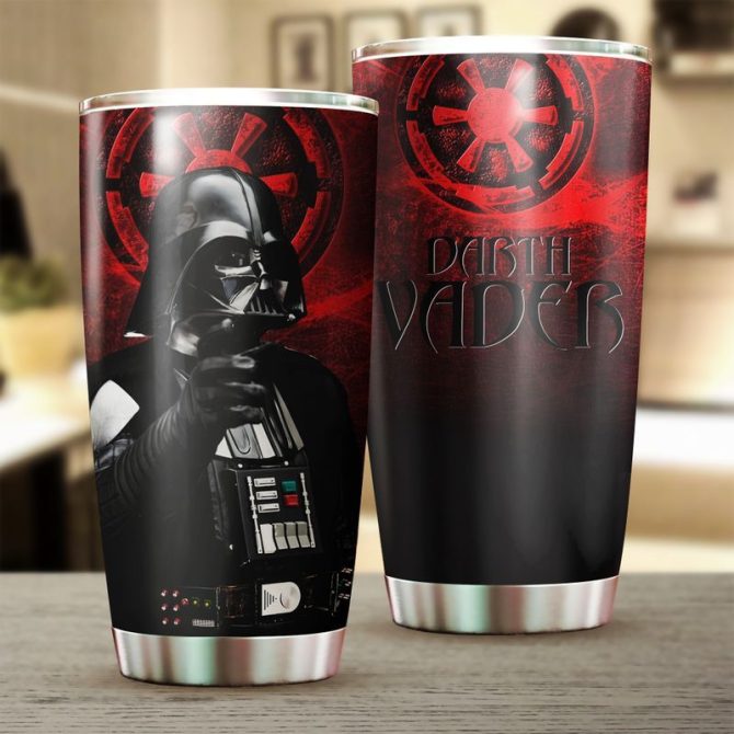 Star Wars Darth Vader Tumbler Cup - 20Oz Insulated Travel Mug For Fans - Image 2
