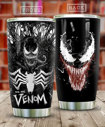 Venom Insulated Tumbler - Double Wall Stainless Steel, 20Oz Marvel Fan Cup