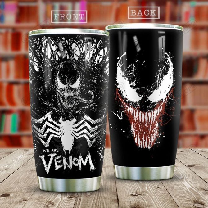 Venom Insulated Tumbler - Double Wall Stainless Steel, 20Oz Marvel Fan Cup