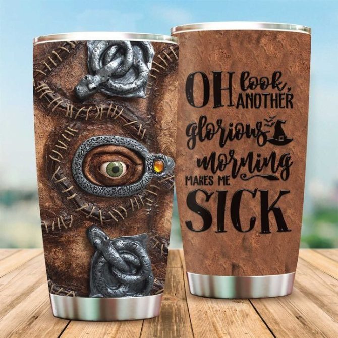Spooky Witch Eye Tumbler – Unique Halloween Stainless Steel Mug, 20 Oz Travel Cup