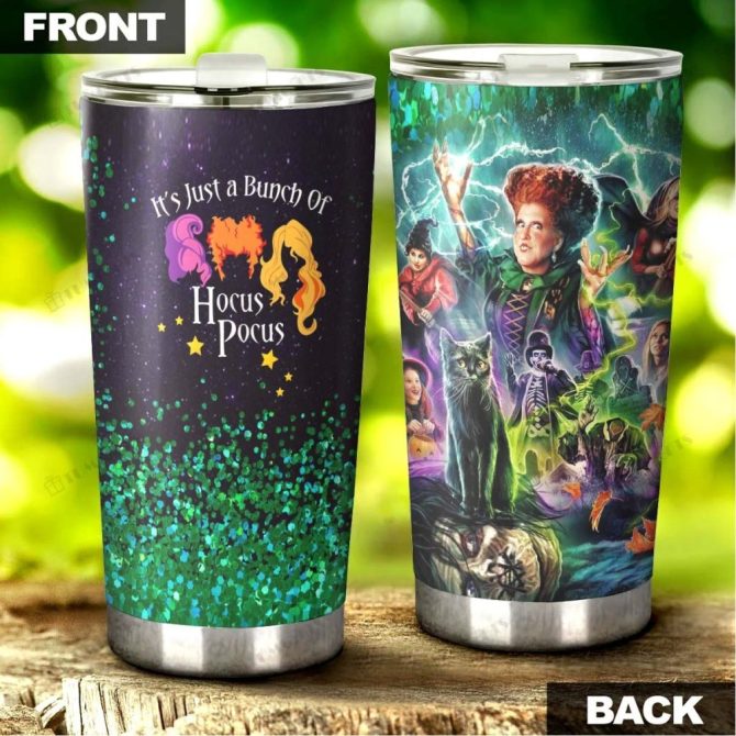 Hocus Pocus Tumbler 20 Oz It'S Just A Bunch Of Hocus Pocus Tumbler Cup 20 Oz Halloween Tumbler