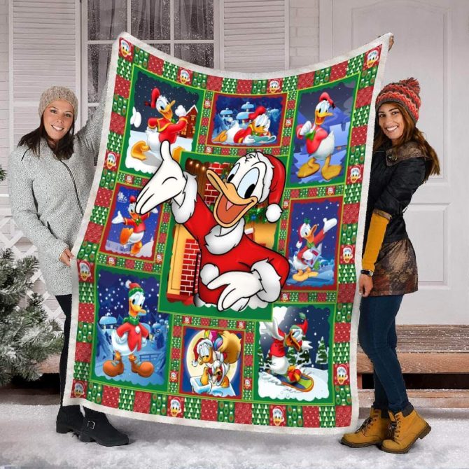 Cozy Holiday Blanket - Festive Cartoon Design Fleece Throw For Kids & Adults - Image 2