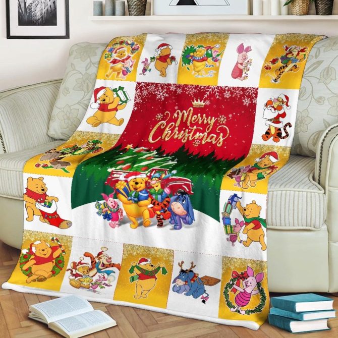 Cozy Christmas Blanket With Cute Bear And Friends - Perfect Holiday Gift! - Image 3
