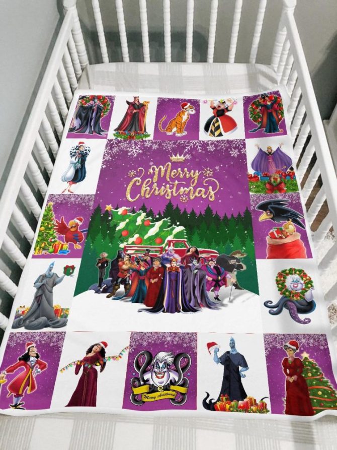 Cozy Christmas Blanket With Villainous Characters – Perfect Holiday Gift! - Image 2