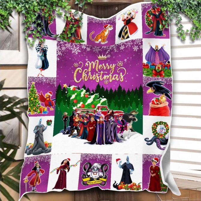 Cozy Christmas Blanket With Villainous Characters – Perfect Holiday Gift! - Image 6