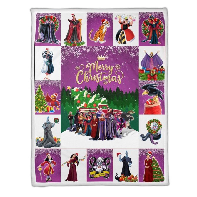 Cozy Christmas Blanket With Villainous Characters – Perfect Holiday Gift! - Image 5