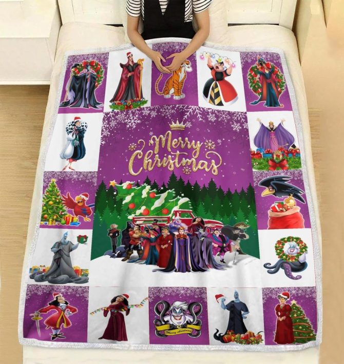 Cozy Christmas Blanket With Villainous Characters – Perfect Holiday Gift! - Image 7