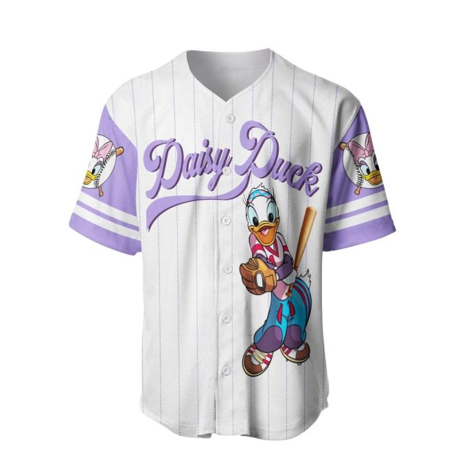 Daisy Duck Baseball Jersey – Cute & Stylish Cartoon Shirt For Fans - Image 2