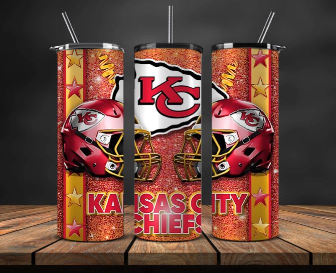 Chiefs Tumbler - 20Oz Stainless Steel Insulated Cup With Straw - Perfect For Fans!