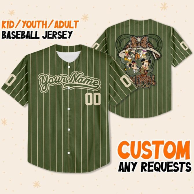 Custom Kids/Youth/Adult Baseball Jersey - Personalized Name & Number - Unique Design